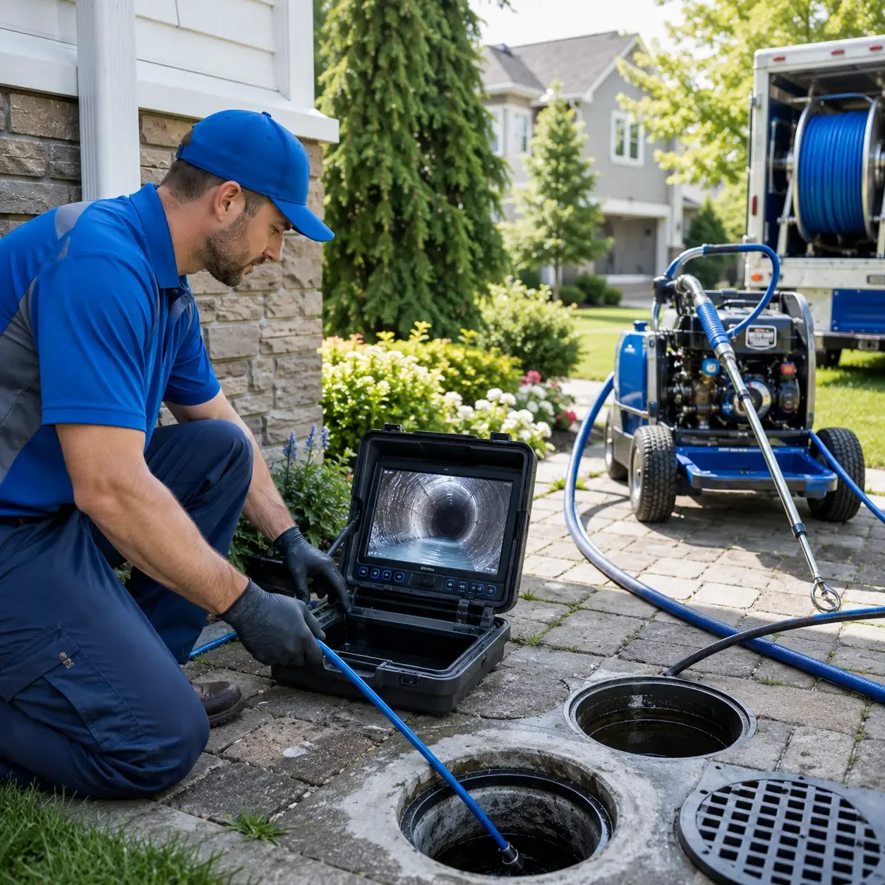 Outdoor drain cleaning professionals serving Egg Harbor, WI